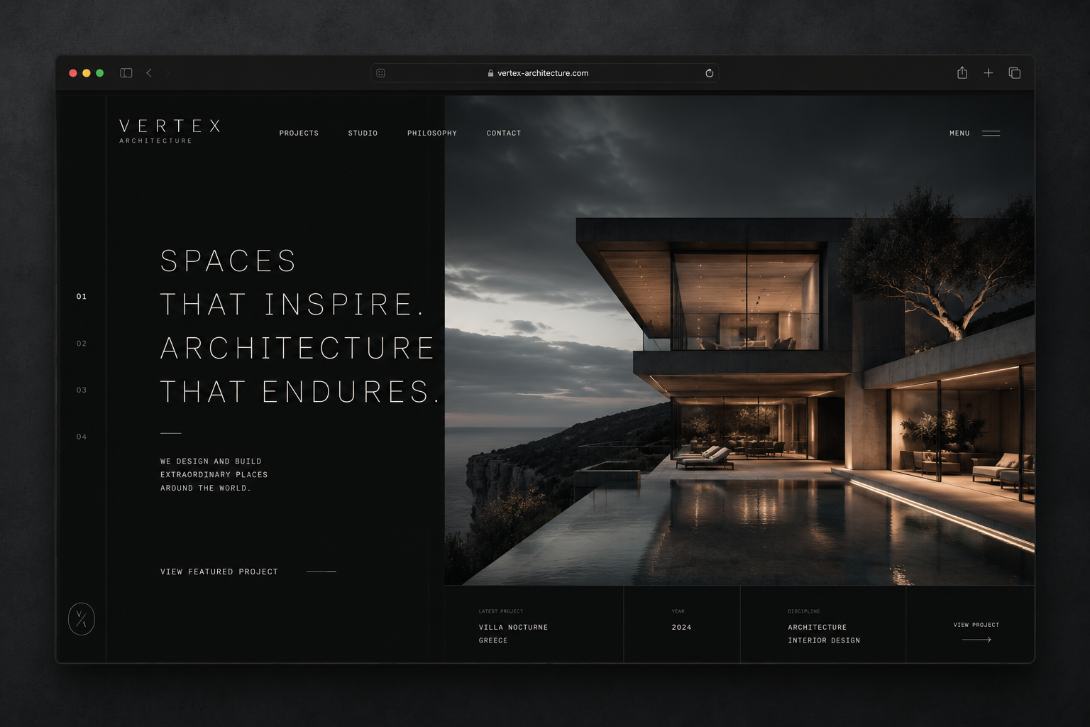 Dark luxury style
